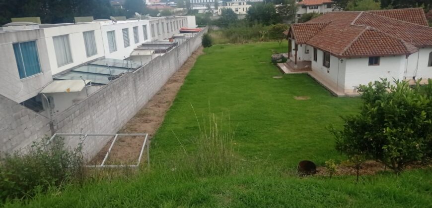 Terreno de venta de 3120m2 en zona residencial apto para PROYECTO INMOBILIARIO, atrás de la Universidad “Espe”, Sangolqui, Ecuador