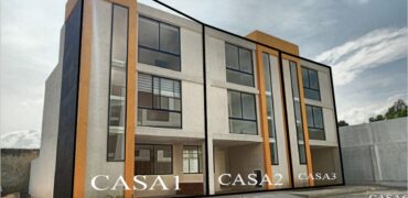 En CONOCOTO casas de VENTA de 130m2 a estrenar, CREDITO VIP, QUITO, ECUADOR.